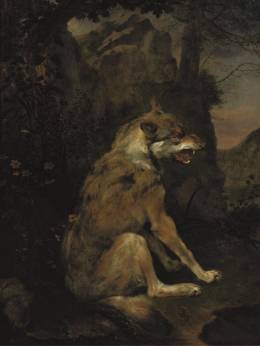 Wolf in a Landscape